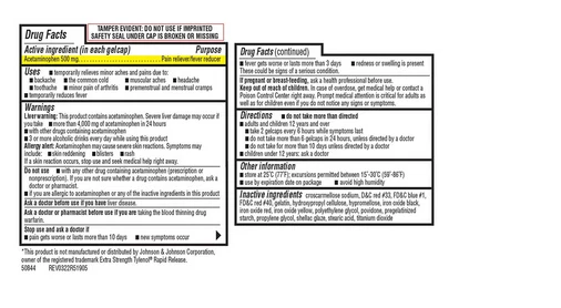 通用 Tylenol PM Extra Strength 对乙酰氨基酚 500 毫克止痛剂,400 片 — 第 2/4 张图片