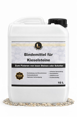 Verfestigen von losen Kieseln, Steinen und Schotter, Kiesbinder Galabau,Schotter