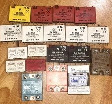Lot 20 Solid State Relays 10-25 A idec & OPTO 22 G4IDC5 Input Modules 10–32 Vdc