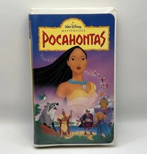 Pocahontas VHS Disney Video Tape Masterpiece 90s Classic Clamshell Nearly New