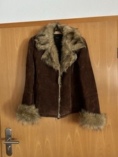 Neuwertige Wildlederjacke, Braun, Größe 38/40, Marke: „Vero Moda“