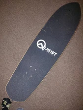 Longboard Skateboard 36" Palm Trees Sunset Quest EUC! 