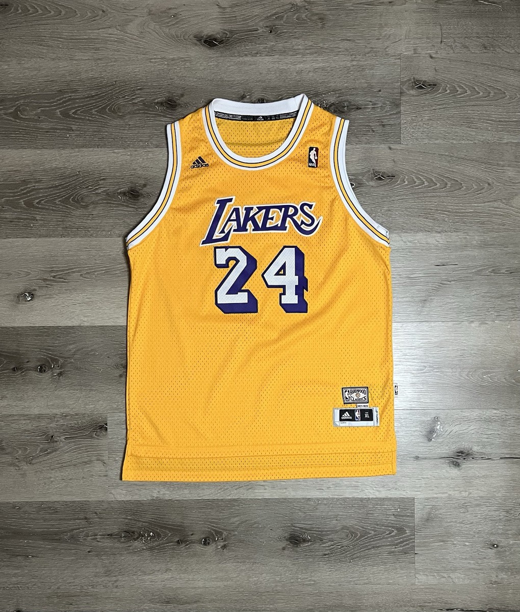 Adidas Los Angeles Lakers HWC Jersey Kobe Bryant Sz XL Youth Men's
