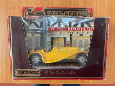 Matchbox models of Yesteryear Y-1 1936 Jaguar ss 100