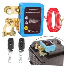 Remote Battery Disconnect Switch 12v, Smart Voltage High installation version