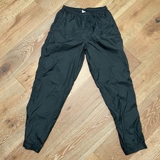 VTG 90s NIKE WINDBREAKER PANTS NYLON PANTS GREEN Sz LARGE L Vintage Y2k Swoosh