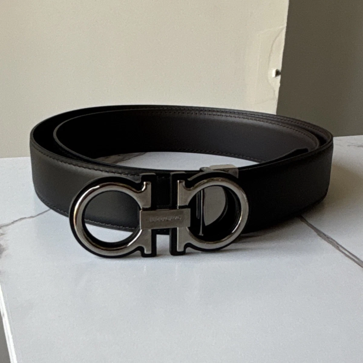 Salvatore Ferragamo Black One Size Belts for Men for sale | eBay