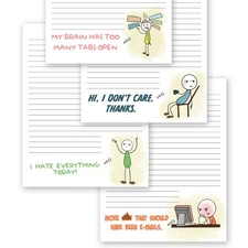 ZICOTO Super Funny Notepads - Hilarious Office Gift for Your Women Coworkers - S
