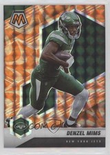 2021 Panini Mosaic Reactive Orange Mosaic Prizm Denzel Mims #158 0xd9