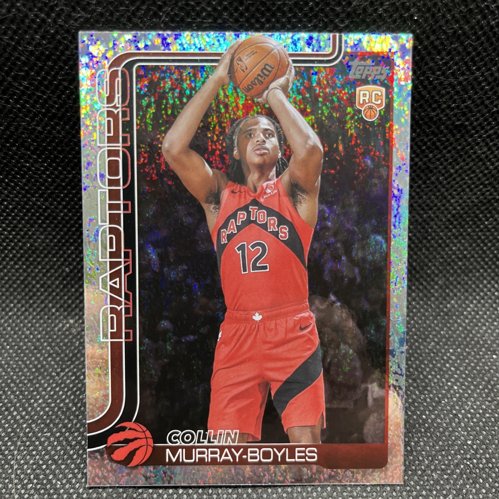 2025-26 Topps Collin Murray Boyles Rookie Holo Foil Parallel #209 Raptors