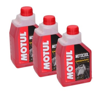 Motul Motocool Factory Line Motorrad Kühlflüssigkeit 3x1Liter Flasche