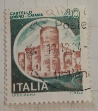 ITALY STAMP-CASTLE OF URSINO-CATANIA-40 LIRE-1980