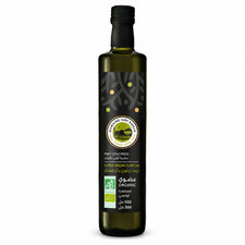 Huile d'Olive Extra Vierge Bio 500ml – Tunisienne – Première Pression à Froid