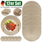 12 Stück Tischset Untersetzer Platzdeckchen Tischmatte Platzmatte abwaschbar DE