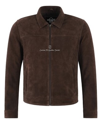 Herren Klassisch Kragen Leger Lederjacke Retro Street Inspiriert Stil Jacke