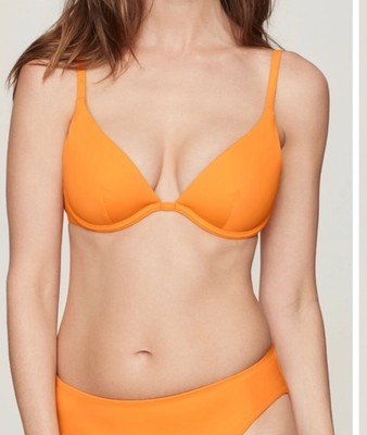 CUUP The Plunge Nectar Bikini Top NWT