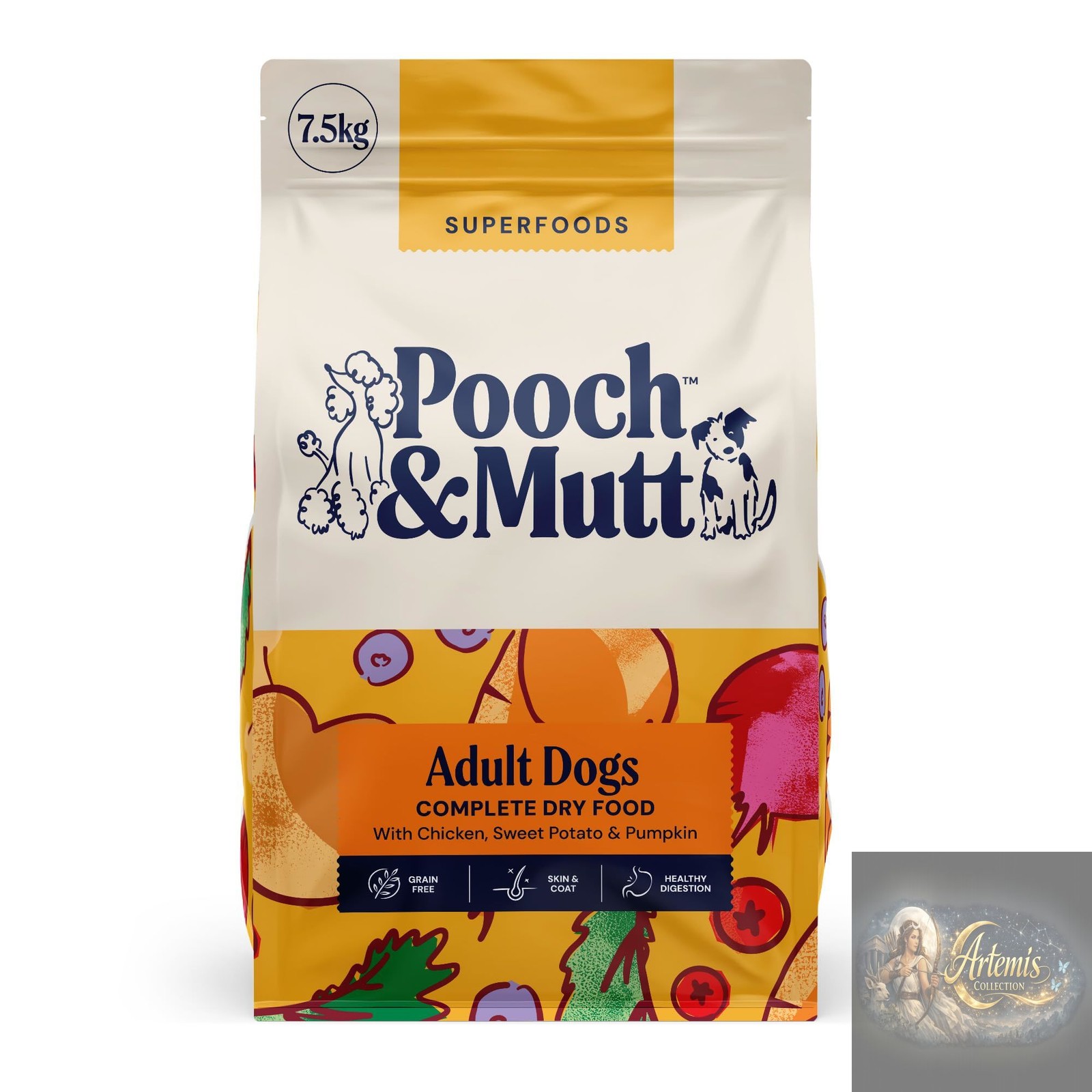 Pooch & Mutt - Adult Superfood Complete Dry Dog Food Grain Free (Regular Sized - Image 6