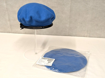 Genuine British Army UN Blue United Nations Blue Wool Beret Various Sizes - NEW