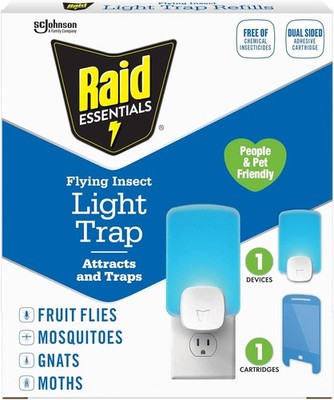 Raid Essentials Flying Insect Light Trap Starter Kit