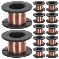 20pcs Enameled Copper Wire: 0.1mm Dia, 10m Magnetic Wire - Insulated Jumper