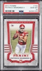 2017 PANINI #104 PATRICK MAHOMES II ROOKIE RC PSA 10