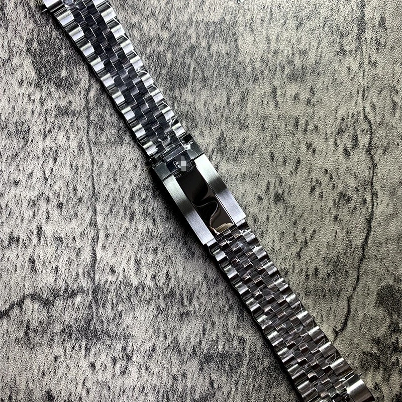 21 22mm Solid Curve jubilee Watch Band Bracelet For Tudor Black Bay 41mm Silver  - Image 2 of 4