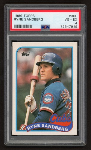 1989 Topps Ryne Sandberg #360 card