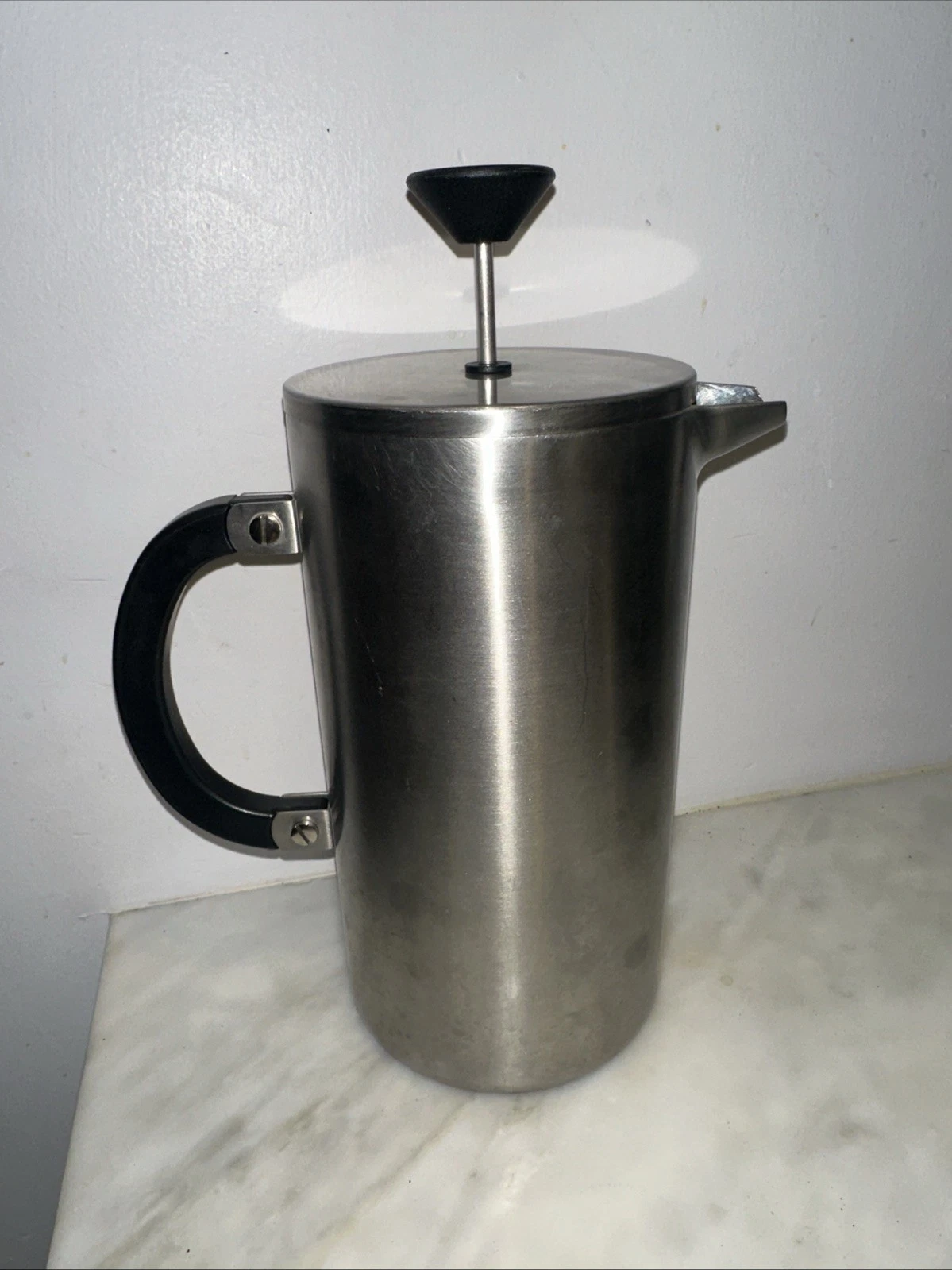 Bodum Tribute Press 34 Ounce Double Wall French Press Stainless Steel Silver