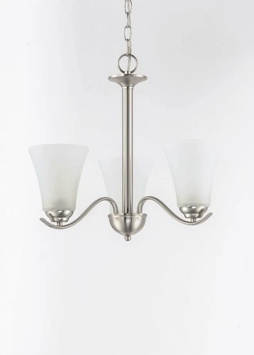 Maxim 12073FT Vital 3 Light 20"W Chandelier - Nickel - Picture 4 of 10