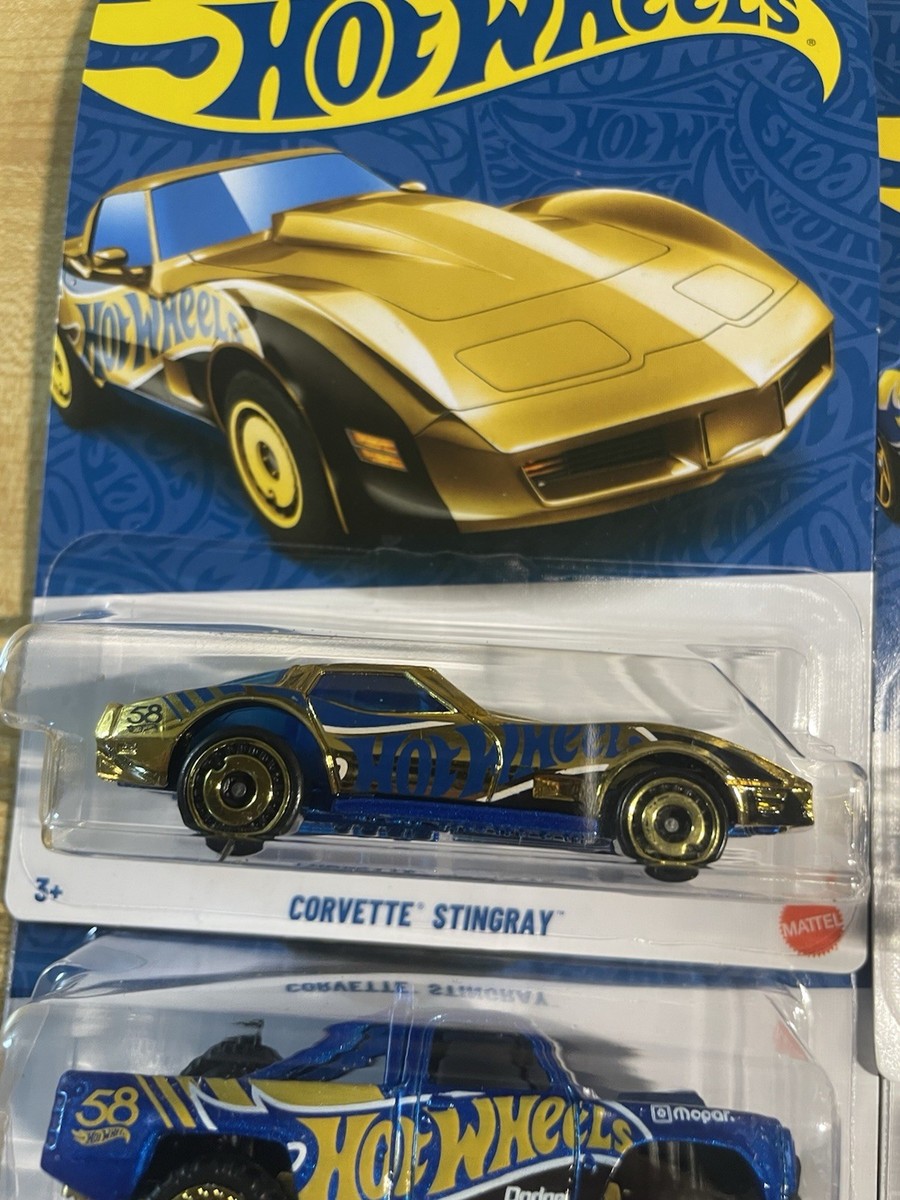 Hot Wheels 2026 58th Anniversary BLUE & GOLD Series complete set