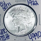 1922 BU UNCIRCULATED SILVER PEACE DOLLAR AUTHENTIC U.S. MINT FREE SHIPPING 4990