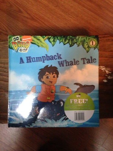 Go Diego Go - A Humpback Whale Tale-Vol 1 with Free Glow in the Dark Stickers by