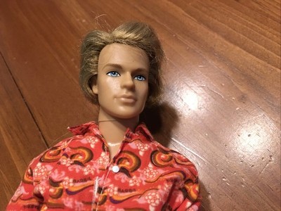 Good Looking Mattel Ken Doll Blonde Rooted hair, jeans and shirt , 2005 dated