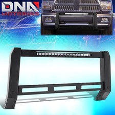 For 2009-2023 Dodge Ram 1500 Front Bumper Grille Brush Guard Bull Bar Led Strip
