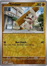 Timburr - 103/167 Reverse Holo SV06: Twilight Masquerade Pokémon Card TCG