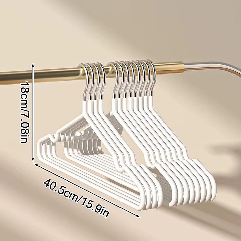 Kleiderbügel – Stilvoll & Stabil | Schwarz oder Weiß | Rutschfestes Design - Bild 3 von 4