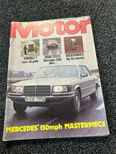 Motor Magazine OCTOBER  6 , 1976   FEATURING  MERCEDES 280E Road test