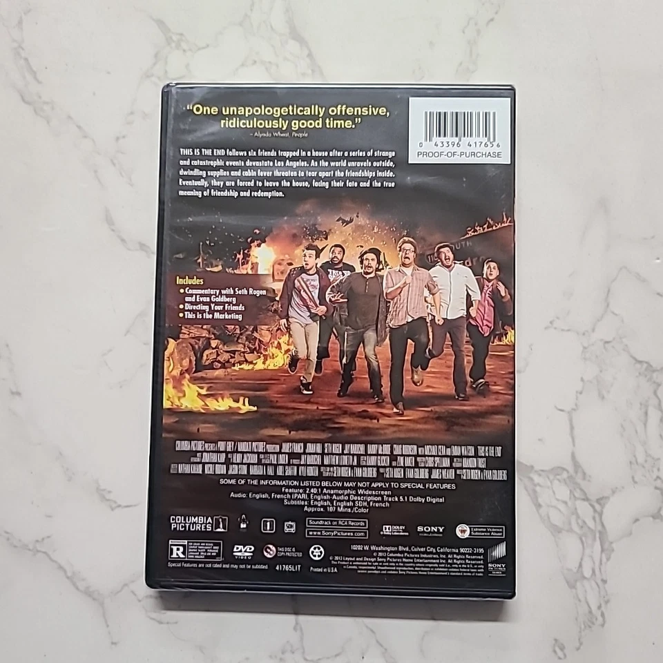 This Is The End NEW DVD 2013 James Franco, Emma watson, Seth rogen, FAST SHIP! - Image 2 of 4