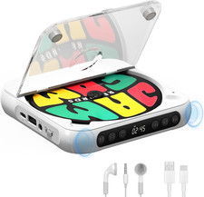 Portable CD Player with Bluetooth 5.3, 2000Mah Rechargeable CD Players for Home/