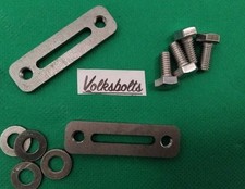 2x STAINLESS VW Beetle Engine Cover Deck Lid Hinge Captive Nut Bar 1303 12-1500 