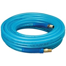 Tru-Flate 12-50E Air Hose, 1/4 in OD, 50 ft L, MNPT, 300 psi Pressure, Polyureth