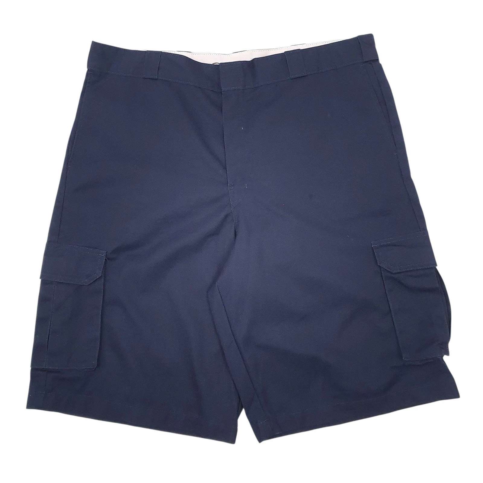 DICKIES Navy Cargo Workwear Cotton Blend Shorts Mens W42