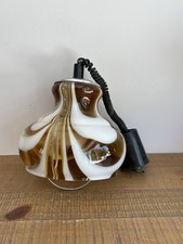 Lustre Luminaire Plafonnier Verre Soufflé Murano Années 70 Design Rolly Vintage