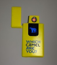 Briquet Acier Électronique Camel Electronic Steel Lighter Collector + USB Cable