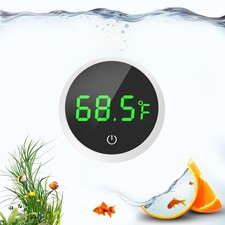 QZQ Fish Tank Thermometer Aquarium Wireless Touch Stick White