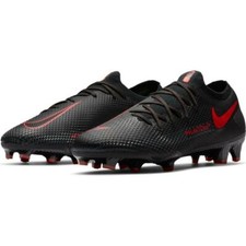 NIKE PHANTOM GT PRO FG BLACK CHILE RED SMOKE GREY cleats Size 12 CK8451-060