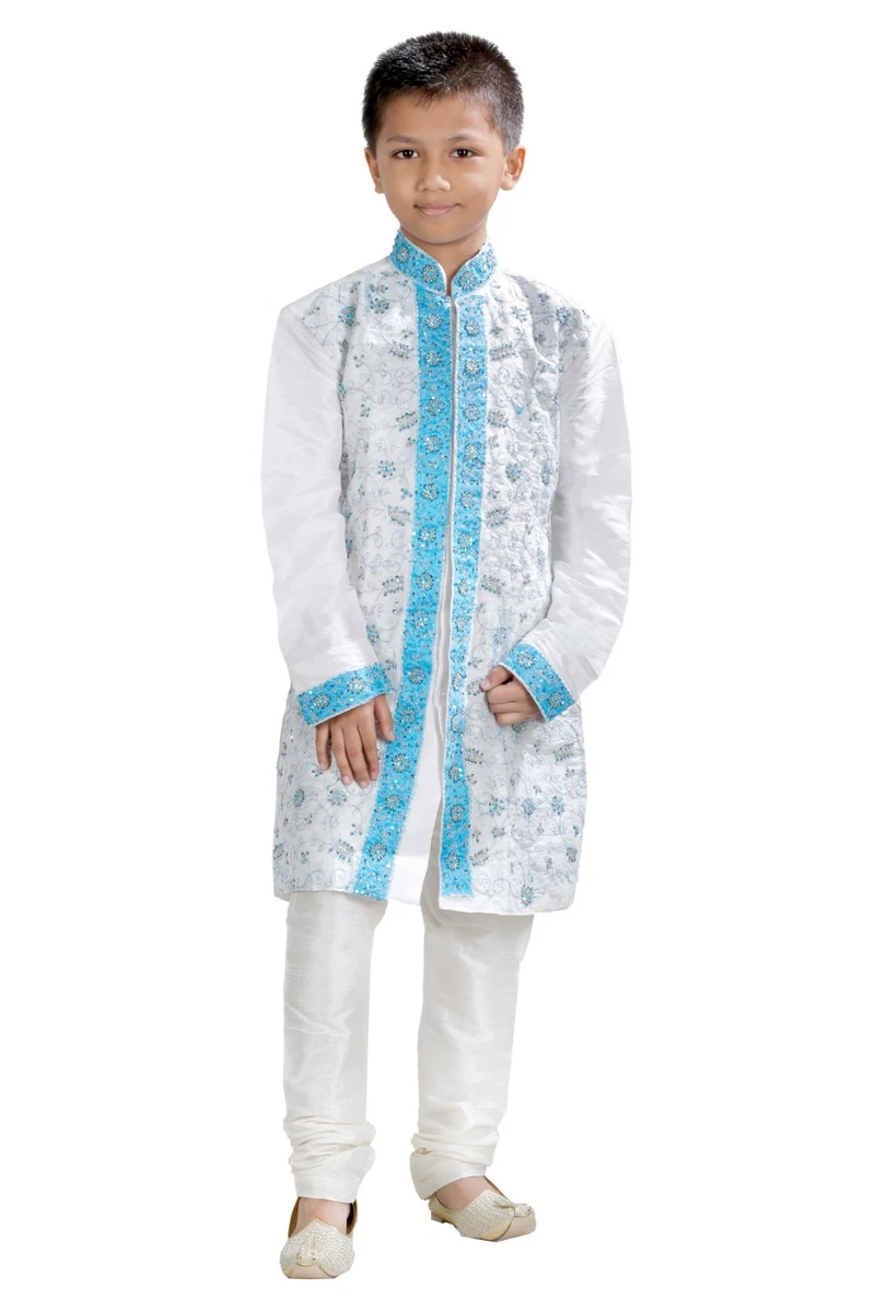 Indian Kurta Churidar Suit For Boys 2 Pcs 1 12 Years