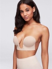 NIB Fashion Forms Women's Sz C U Plunge Backless Strapless Adhesive Bra MC536