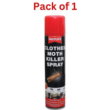 Rentokil PSC100 Clothes Moth Insects Killer Spray Kills eggs,Woodice,Ants,beetle