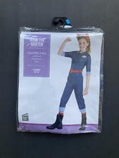 Rosie the Riveter 40's WWII Suit Yourself DressUp L12-14 Halloween Child Costume